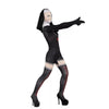Load image into Gallery viewer, Halloween Nun Religious Bodysuit Women Costume Bump baby and beyond
