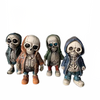 Load image into Gallery viewer, Halloween Resin Cool Skeleton Figurine Doll