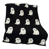 Halloween Velvet Ghost Knitted Blanket