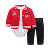 Load image into Gallery viewer, Infant Daddy&#39;s Team Captain Jacket Hooded Sets Bump baby and beyond