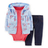 Load image into Gallery viewer, Infant Daddy&#39;s Team Captain Jacket Hooded Sets Bump baby and beyond