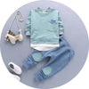 Infant long sleeve cotton tops & tees shirt + pants clothes Bump baby and beyond