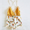 Load image into Gallery viewer, Kid Baby Girls Strap Pineapple Romper Bump baby and beyond
