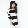 Load image into Gallery viewer, Long Sleeve Striped Black White Teenage Girls Dress Bump baby and beyond