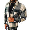 Men's Casual Plaid 2021 Long Sleeve Single-Breasted Shirt