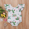 New Baby Girls Short Sleeve Floral Jumpsuit Bump baby and beyond