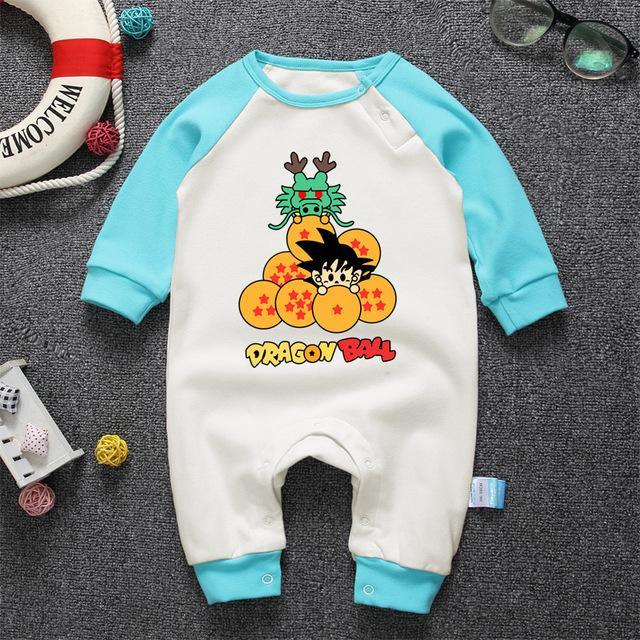 New Baby Unisex Pajamas Dragon Balls Romper Clothes Bump baby and beyond