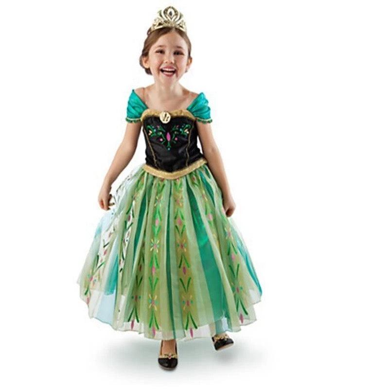 New Princess Elsa Anna Cosplay Costume Dresses Bump baby and beyond