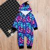 Newborn Baby Boy Girl Dinosaur Colorful Hooded Jumpsuit Bump baby and beyond