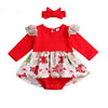 Load image into Gallery viewer, Newborn Christmas Romper Outfit Dress Bump baby and beyond