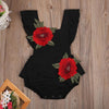 Load image into Gallery viewer, Newborn Girl Backless Embroidery Jumpsuit Bump baby and beyond