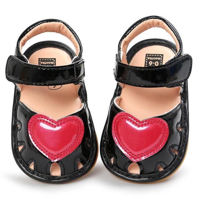 Newborn Girls Sandals Anti-Slip Soft Sole Shoes Bump baby and beyond