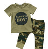 Load image into Gallery viewer, Newborn Tops Camouflage Pants Outfits Bump baby and beyond