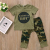 Load image into Gallery viewer, Newborn Tops Camouflage Pants Outfits Bump baby and beyond