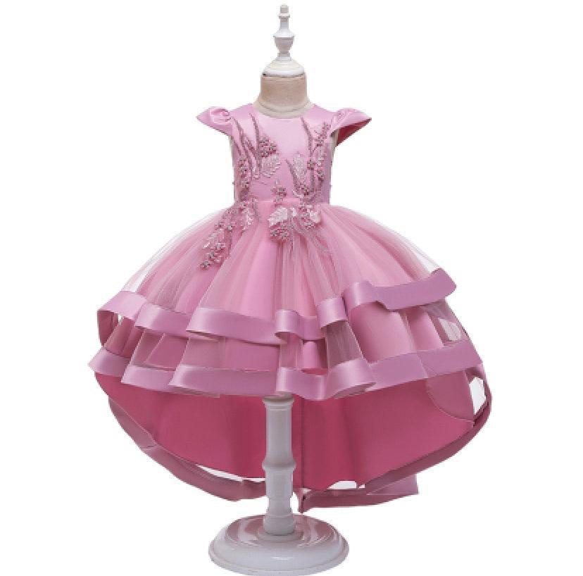 Princess Girls Long Little Host Tail Dress Party Bump baby and beyond
