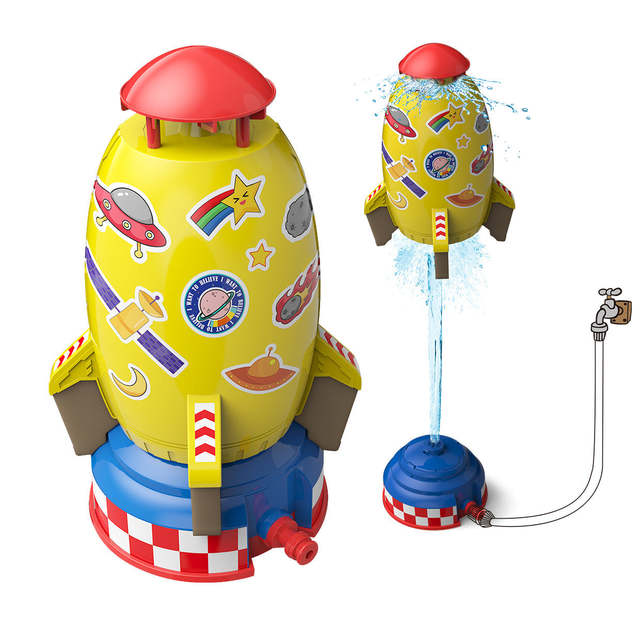 Kids Rocket Sprinkler Launcher Toys