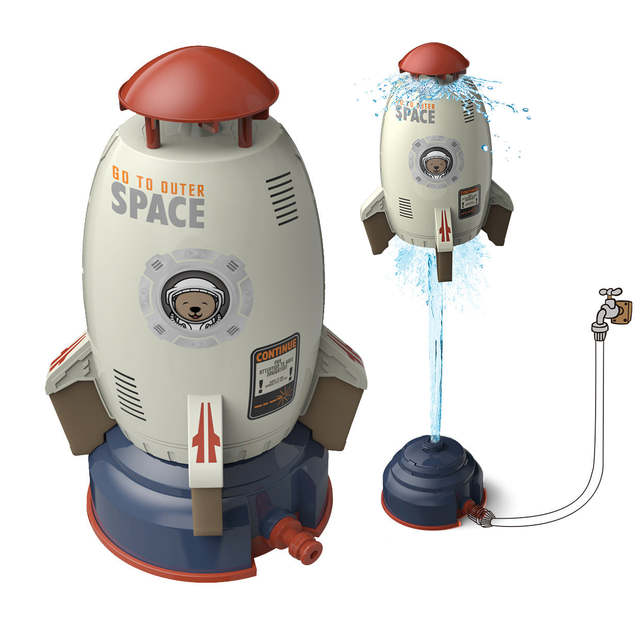 Kids Rocket Sprinkler Launcher Toys