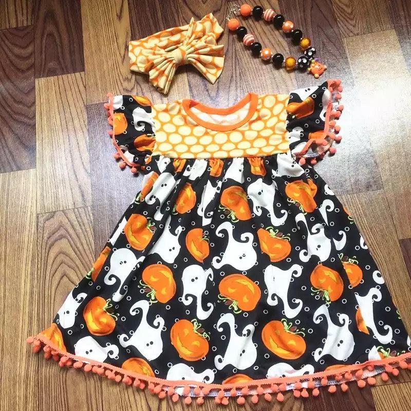 Sets Beautiful Halloween Bow Necklace Dress Bump baby and beyond