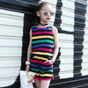 Load image into Gallery viewer, Sleeveless Striped Vests &amp; Shorts Summer Kids girls Outfits Bump baby and beyond