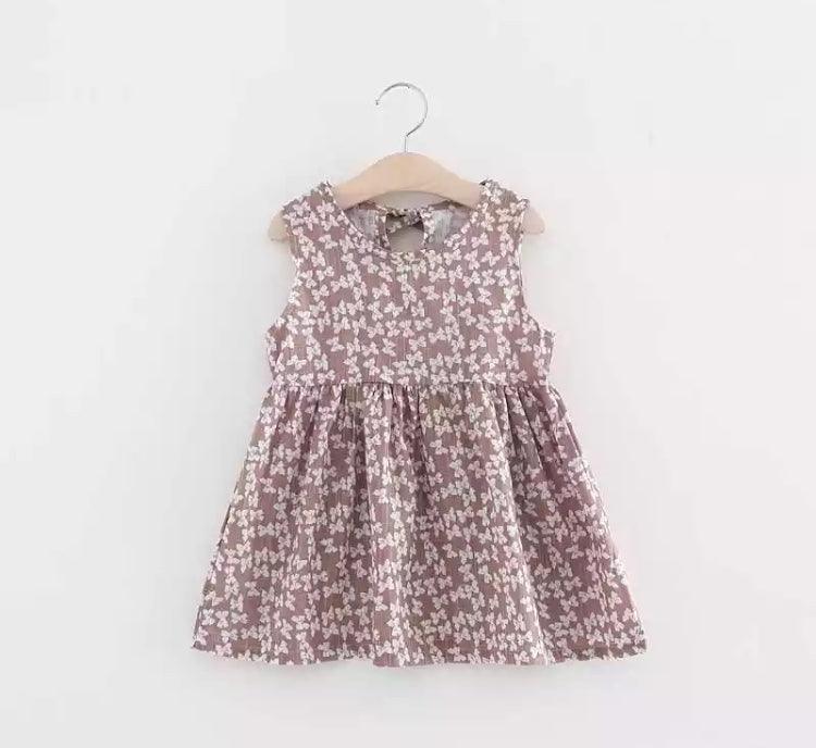 Summer Berry Floral Lace Sleeveless Back V Vest Dresses Bump baby and beyond