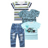 Load image into Gallery viewer, Summer Boys Short Sleeve Denim Pants Clothing Bump baby and beyond