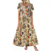 Load image into Gallery viewer, Summer Dress Women Vintage Floral Sundress Bump baby and beyond
