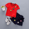 Summer Girls Flower Tops Shorts Tracksuit Clothes Bump baby and beyond