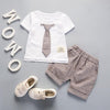Load image into Gallery viewer, Summer Kid Baby Boys Suit Tie Tops Pants Clothes Bump baby and beyond