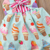 Load image into Gallery viewer, Toddler Babies Girl Sleeveless Ice Cream Strap Dress Bump baby and beyond
