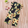 Toddler Baby Girl Sunflower Romper Clothes Bump baby and beyond