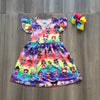 Load image into Gallery viewer, Toddler Baby Girls Flora Rainbow Dresses Bump baby and beyond