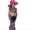 Toddler Girls Leopard Short Sleeve Tops Pant Outfit Bump baby and beyond