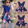 Load image into Gallery viewer, Toddler Girls Sleeveless Flower Floral Dress Bump baby and beyond