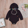 Unisex Baby Boys Girls Hooded Outerwear Jumpsuit Clothes Bump baby and beyond