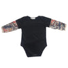 Unisex Baby Boys Girls Splice Print Bodysuit Clothes Bump baby and beyond