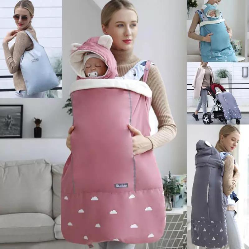 Warm Infant Mantle Baby Carrier Windproof Strap Cover Bump baby and beyond