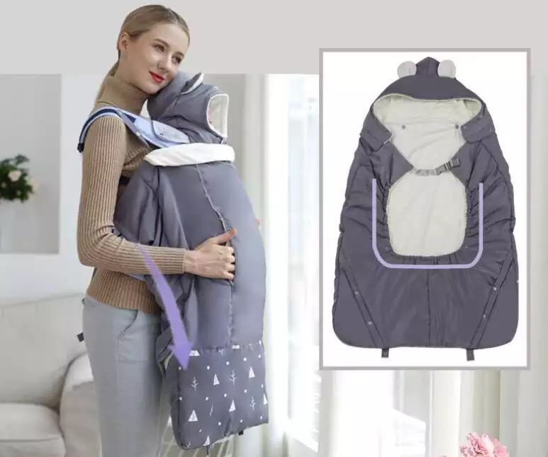 Warm Infant Mantle Baby Carrier Windproof Strap Cover Bump baby and beyond