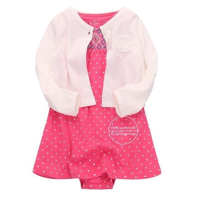 Baby Girl Dress Jacket Pullover Romper Clothes