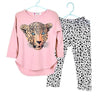 Load image into Gallery viewer, Full Girl Long Sleeve T Shirt Leopard Leggings Clothes