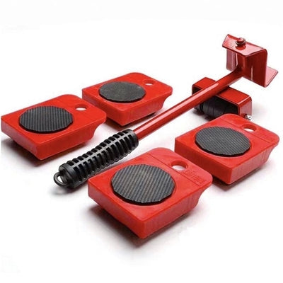 Professional Furniture Lifter Tools Set Mover Wheel Bar Roll Device