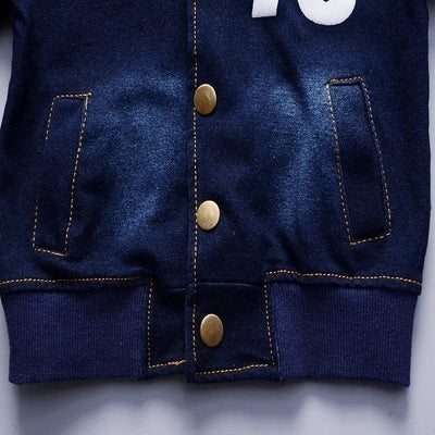 Sets Unisex Toddler Baby Boys Girls Denim Jean Coat Pant Clothes