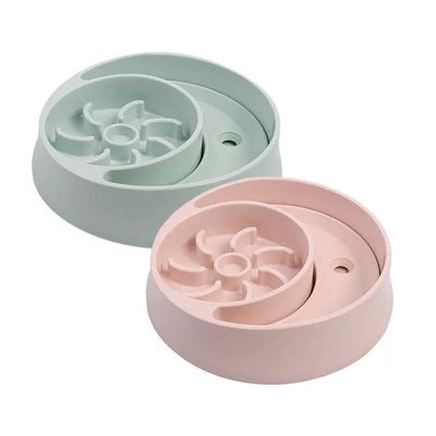 Pet Cats And Dogs Durable Drinking And Eating Dual-use Anti-Squatting Bowl