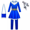 Blauwe Zombies 3 Cheerleader Addison Halloween-kostuum