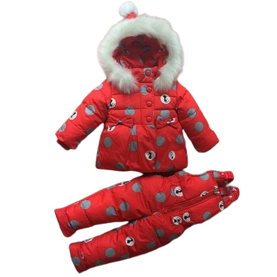 Winter Kids Baby Boys Girls Warm Duck Jacket Parka Thick Coat Clothes