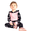 Cute Toddler Baby Girl Floral Hoodie Tops Pants Outfit