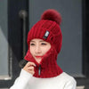 Load image into Gallery viewer, Women Neck Knit Wrap Wool Hat Bump baby and beyond