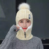 Load image into Gallery viewer, Women Neck Knit Wrap Wool Hat Bump baby and beyond