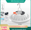 60/120LED Solar Camping Light Remote Tent Lamp